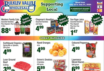 Bulkley Valley Wholesale Flyer July 15 to 21
