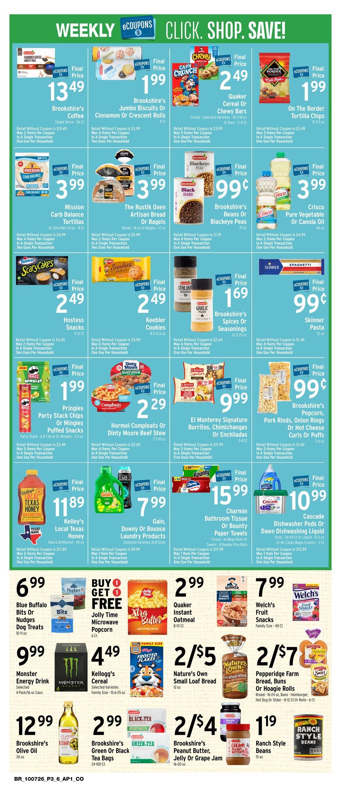 Brookshire's (Curtis Area, AR) Weekly Ad October 7 - 13, 2026