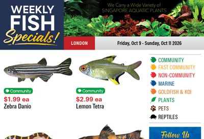 Big Al's (London) Weekend Specials October 9 to 11