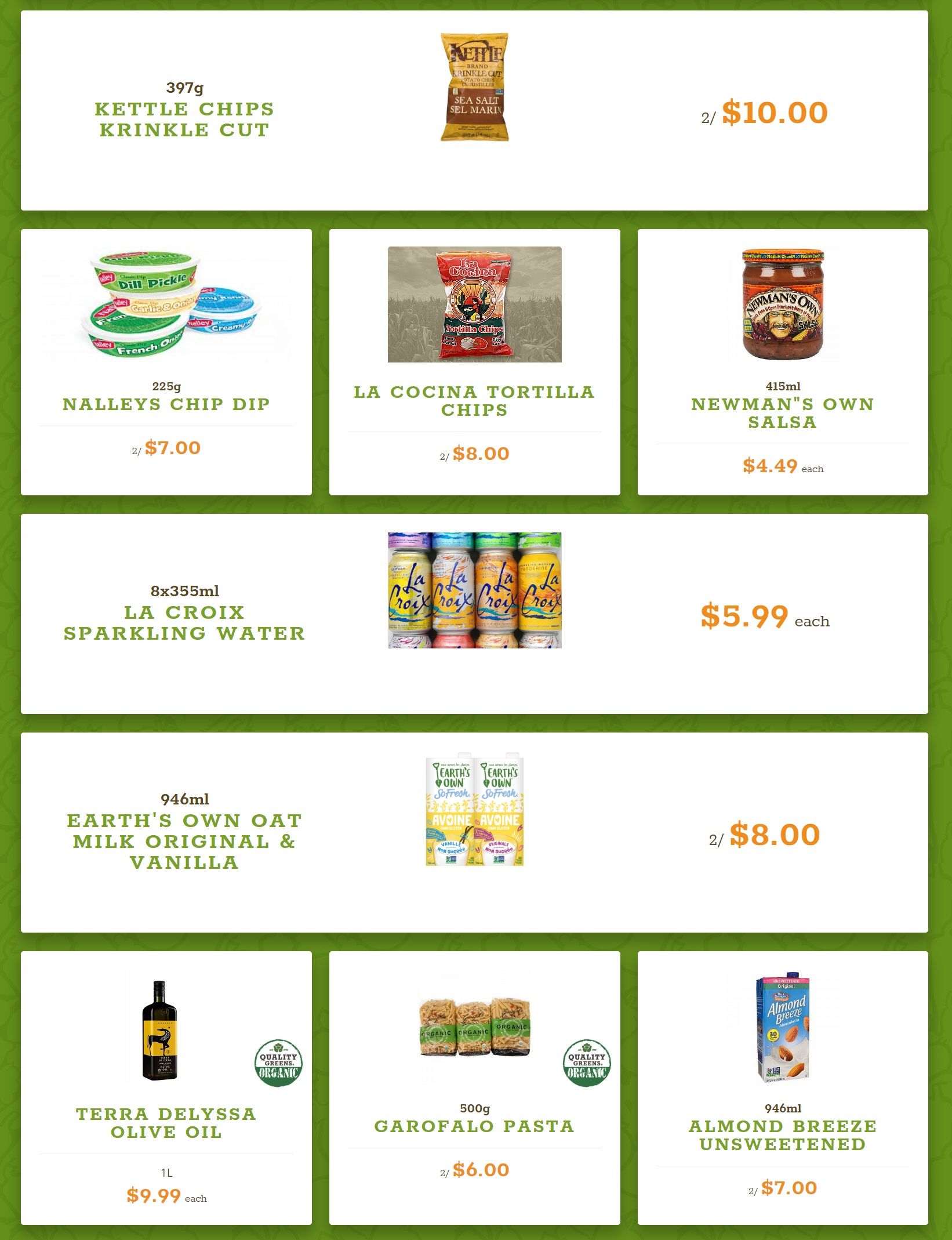 Quality Greens Flyer July 15 to 21