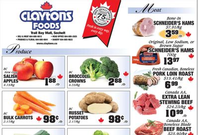 Claytons Heritage Market Flyer October 9 to 15