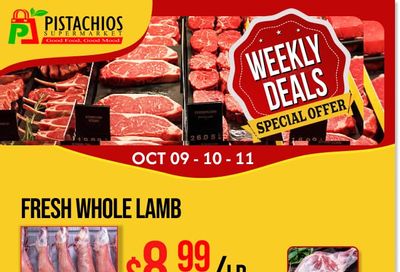 Pistachios Supermarket Flyer October 9 to 14