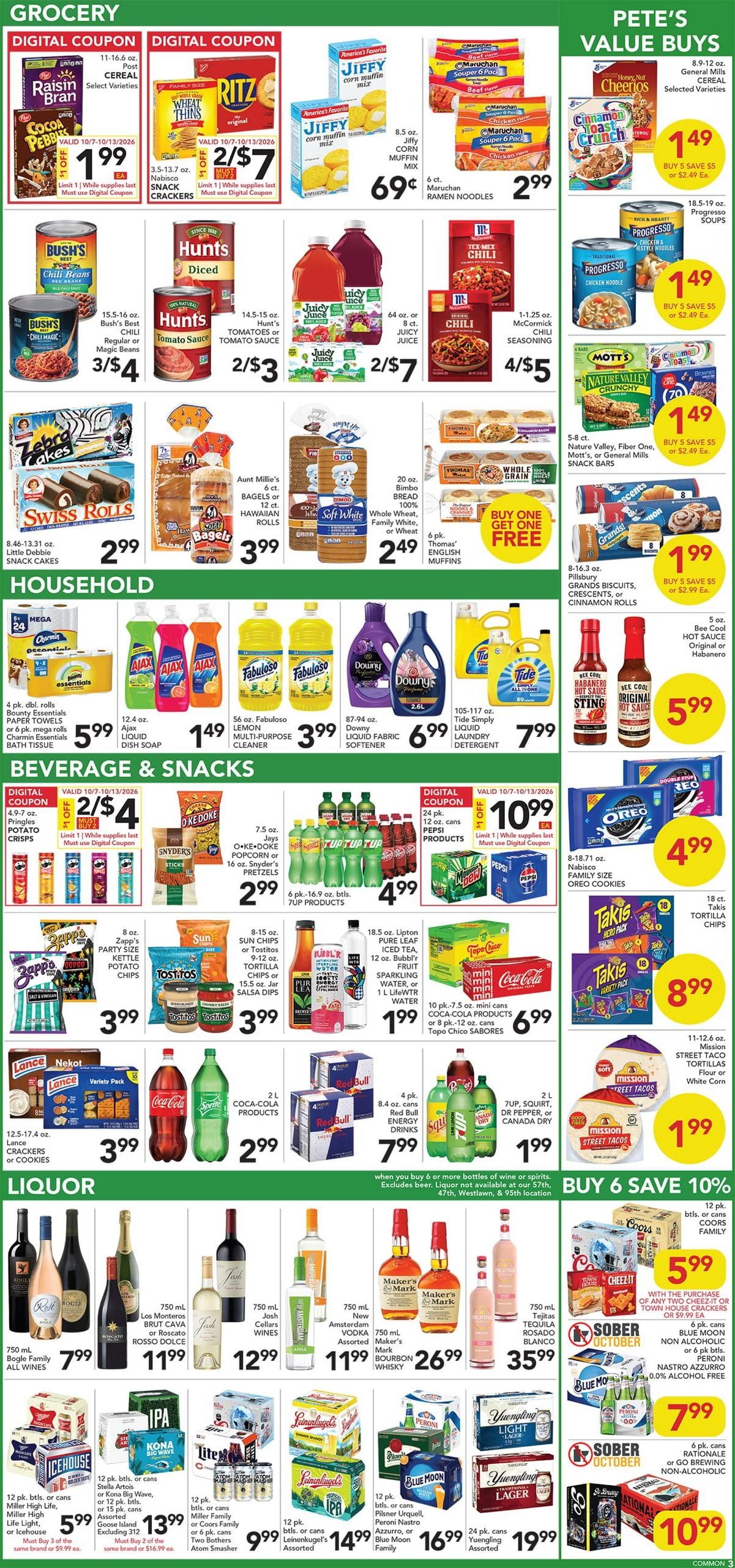 Pete's Fresh Market Weekly Ad October 7 - 13, 2026