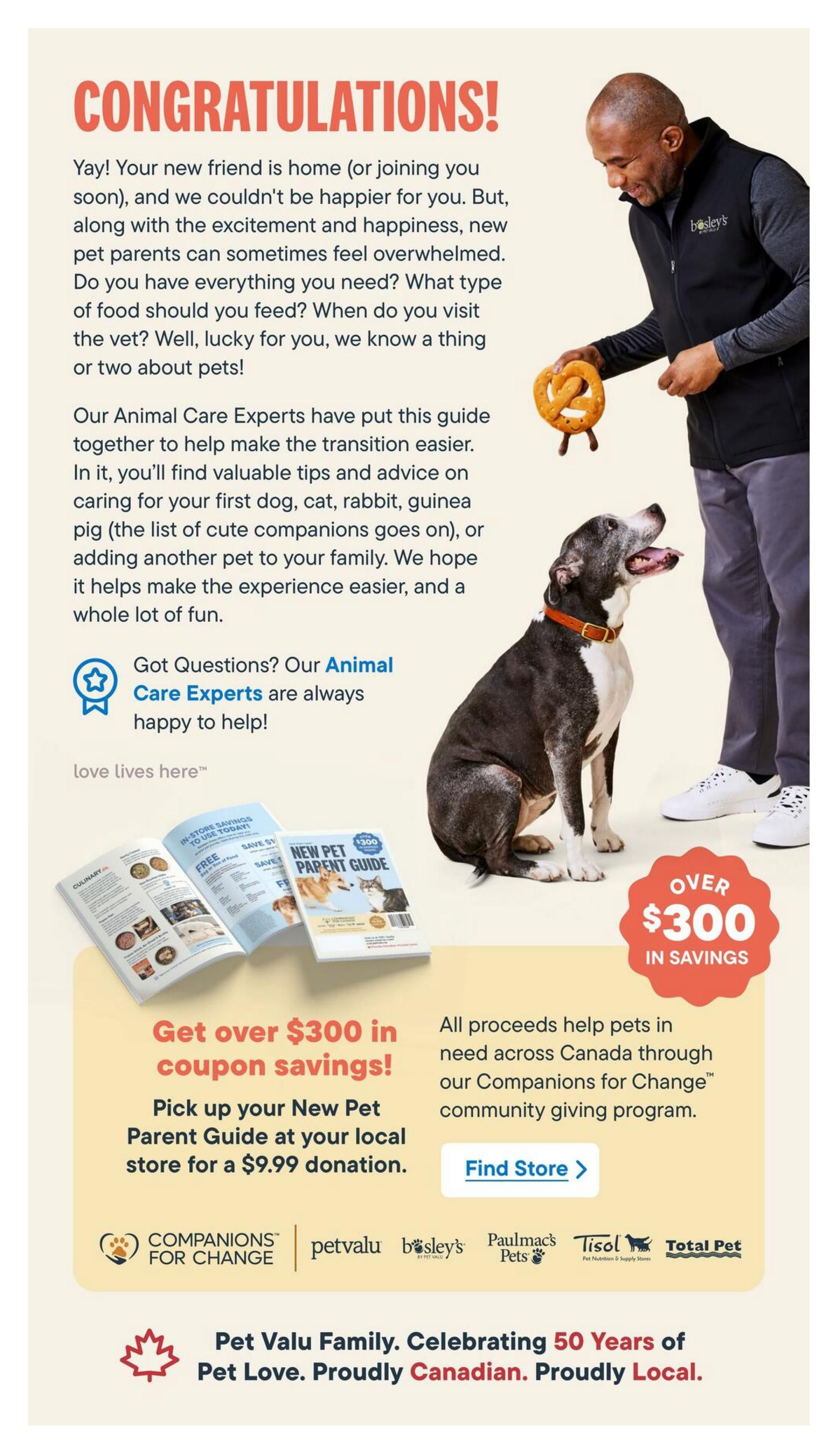 Bosley's by PetValu Monthly LookBook October 1 to 31