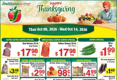 Fruiticana (Kelowna) Flyer October 8 to 14