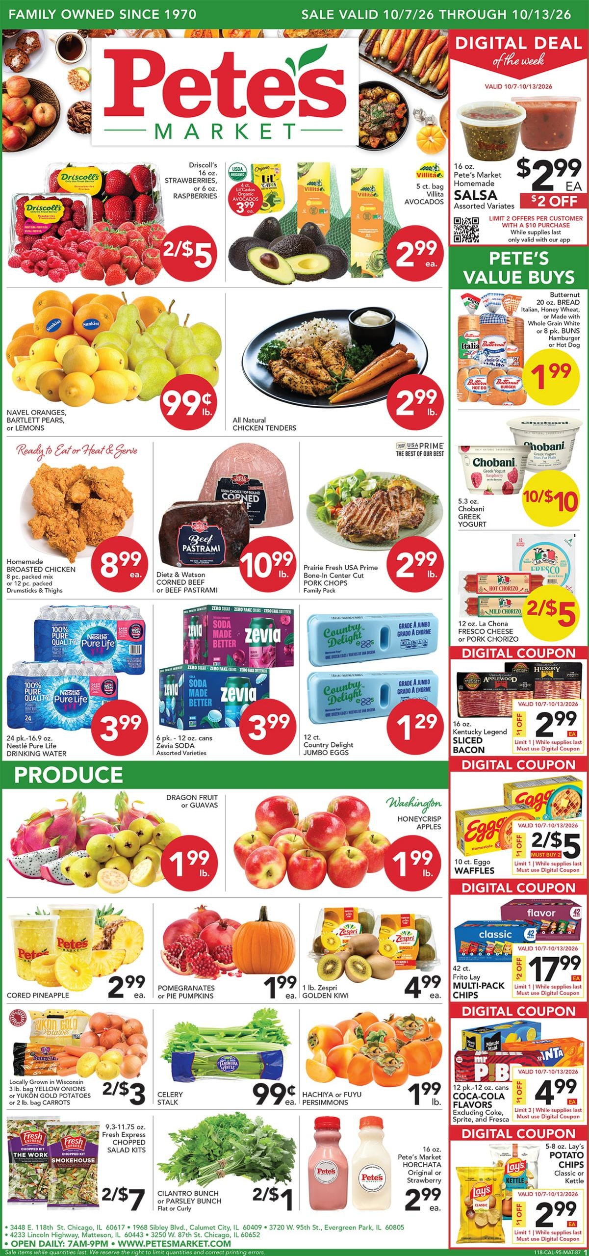Pete's Fresh Market (Chicago Area, IL) Weekly Ad October 7 - 13, 2026