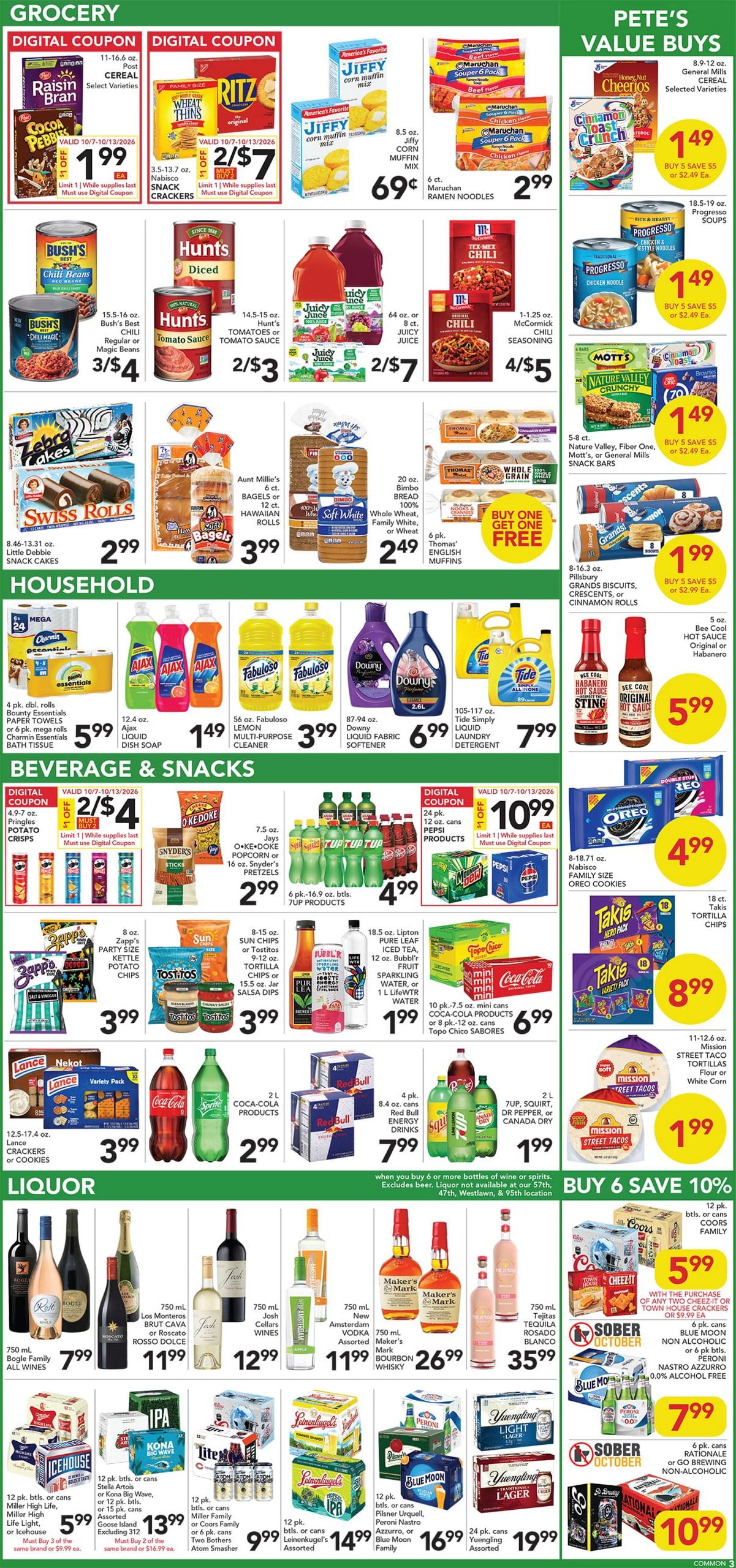 Pete's Fresh Market (Chicago Area, IL) Weekly Ad October 7 - 13, 2026
