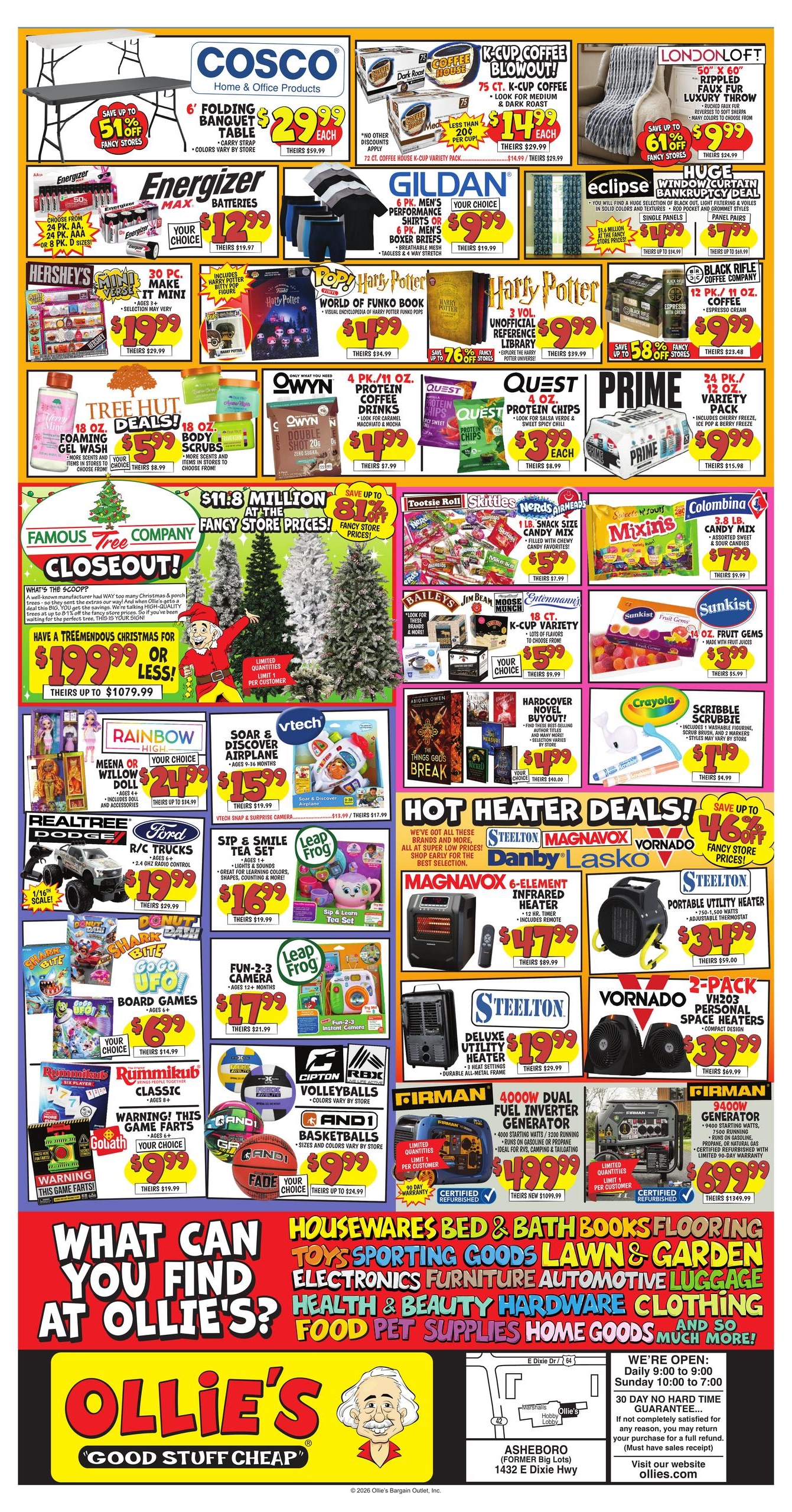 Ollie's Bargain Outlet (Broadway Area, NC) Weekly Ad October 21 - November 9, 2026