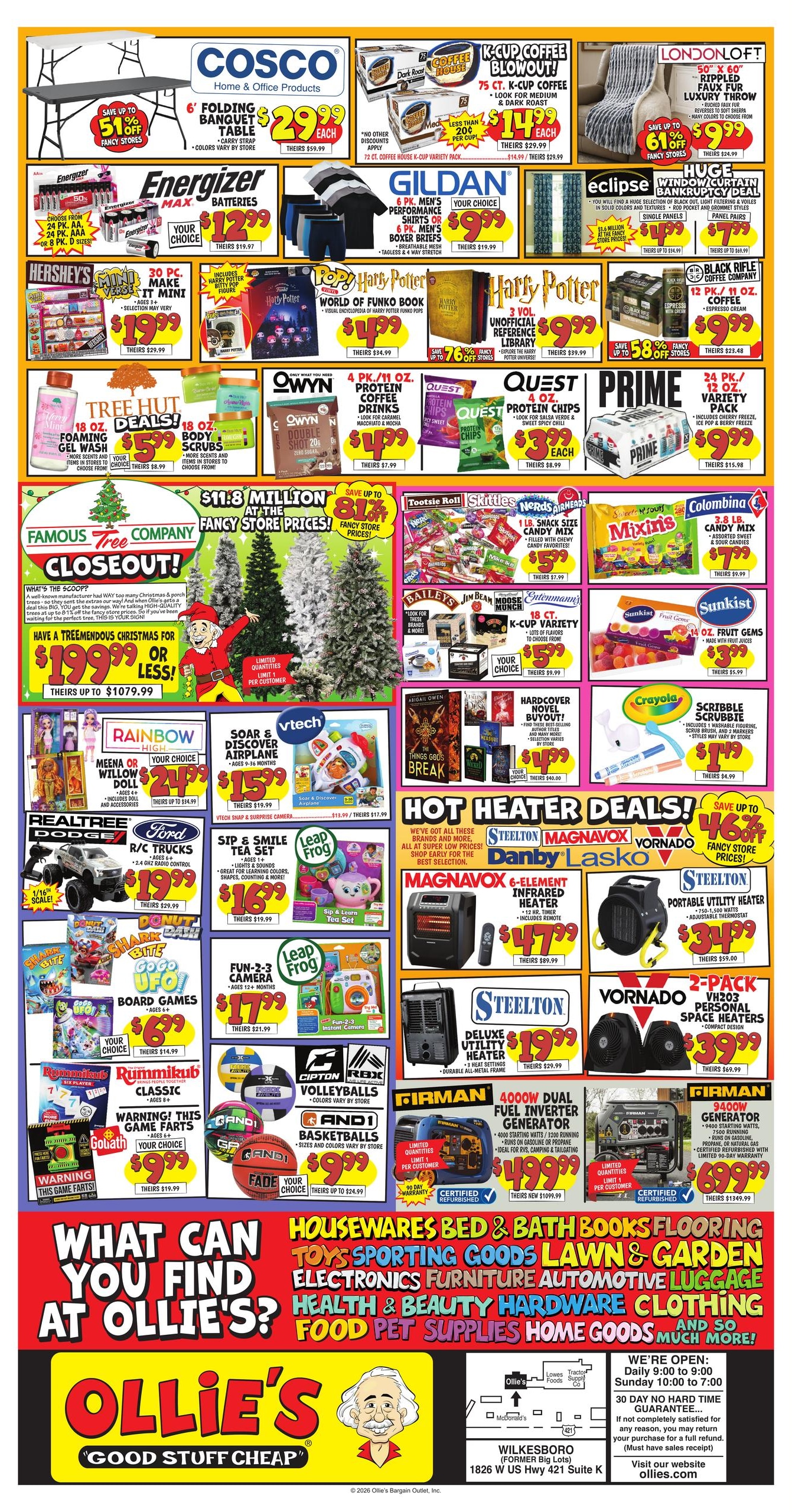Ollie's Bargain Outlet (Glen Alpine Area, NC) Weekly Ad October 21 - November 9, 2026