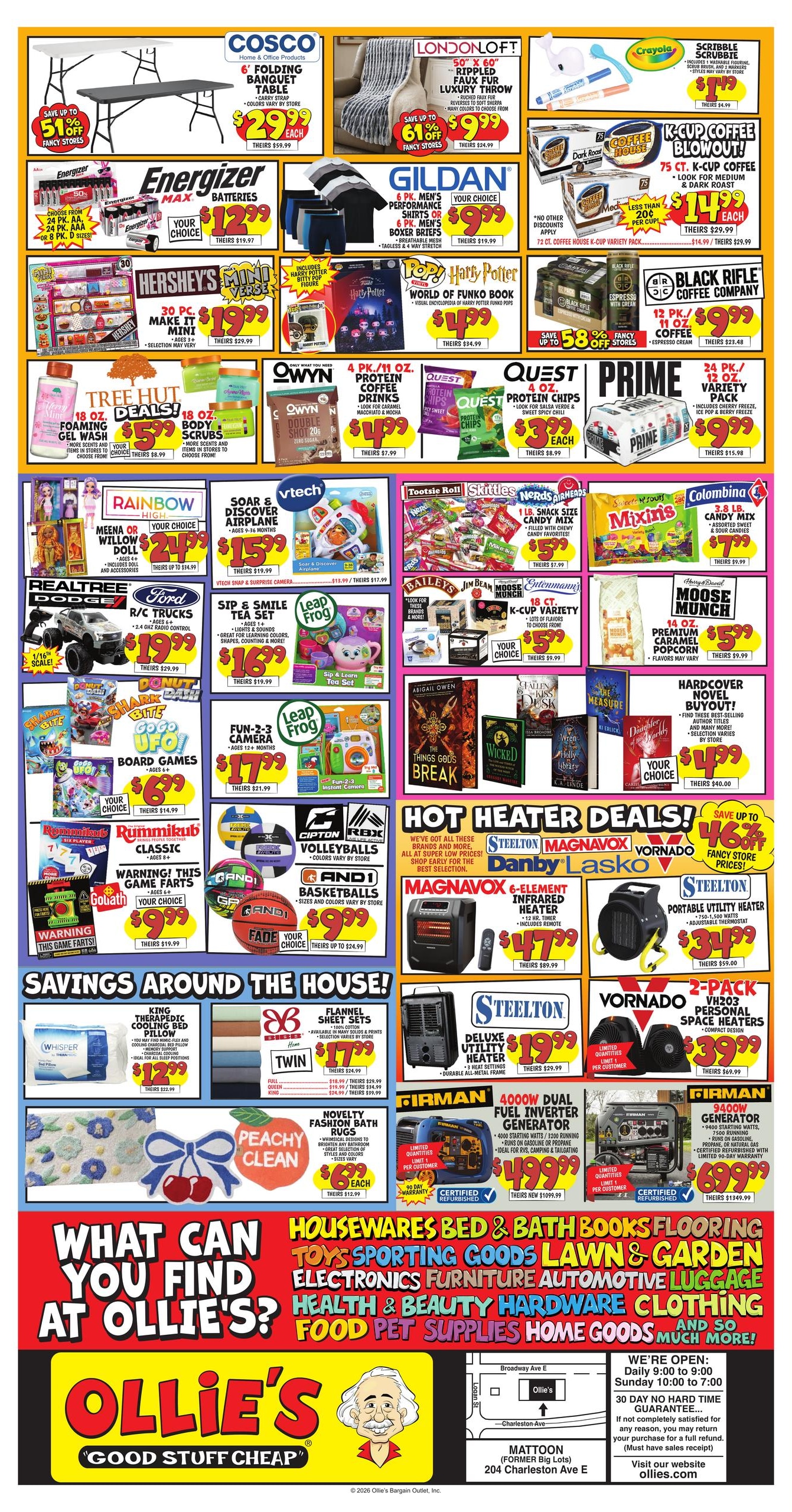 Ollie's Bargain Outlet (Effingham Area, IL) Weekly Ad October 21 - November 9, 2026