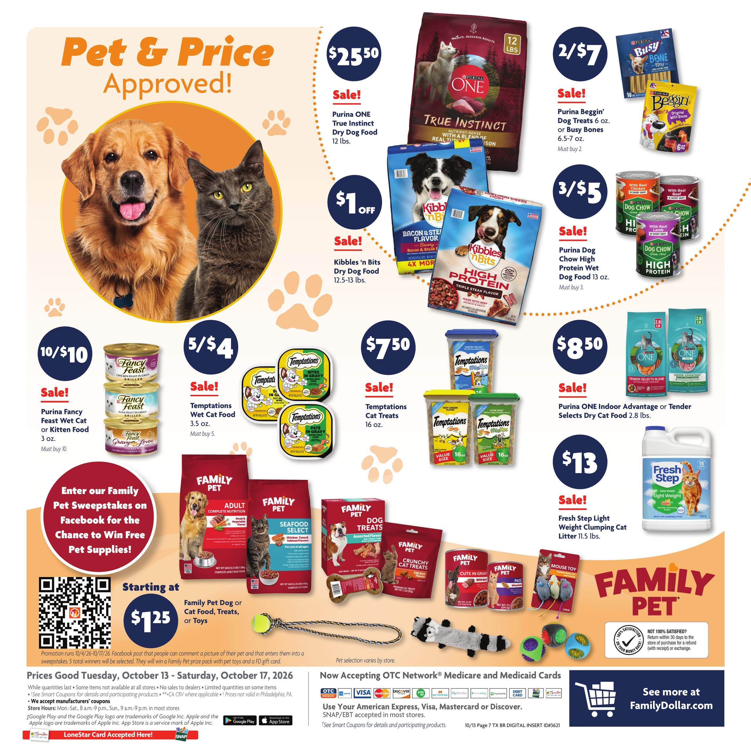 Family Dollar (Alief Area, TX) Weekly Ad October 13 - 17, 2026