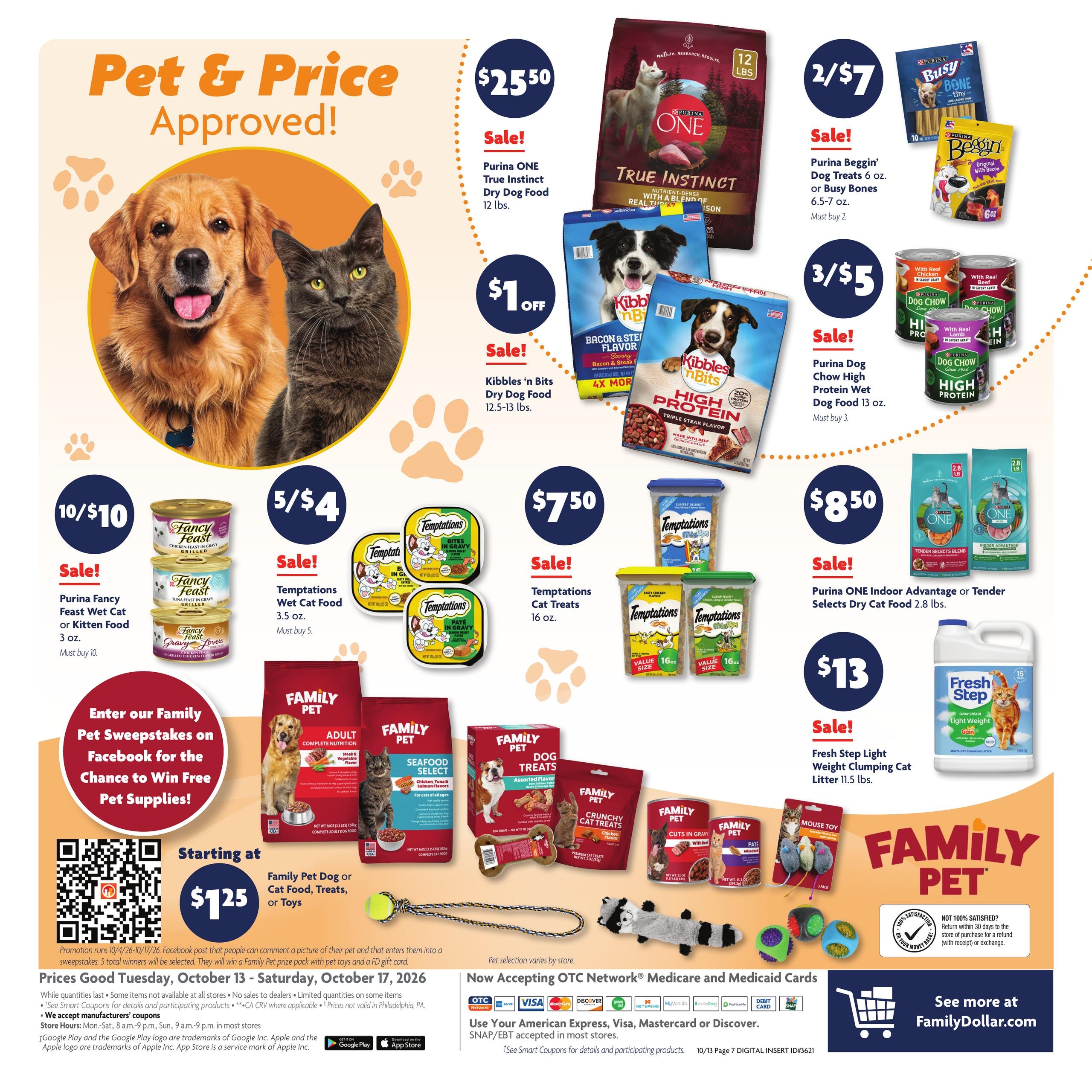 Family Dollar (Albertville Area, AL) Weekly Ad October 13 - 17, 2026