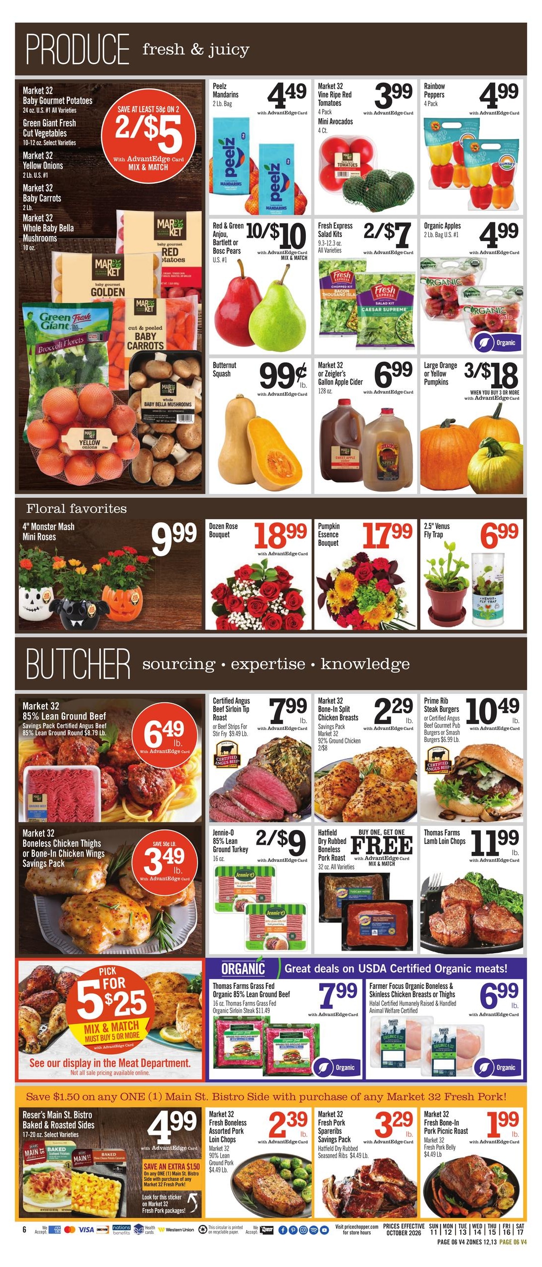 Price Chopper (Williamstown Area, MA) Weekly Ad October 11 - 17, 2026
