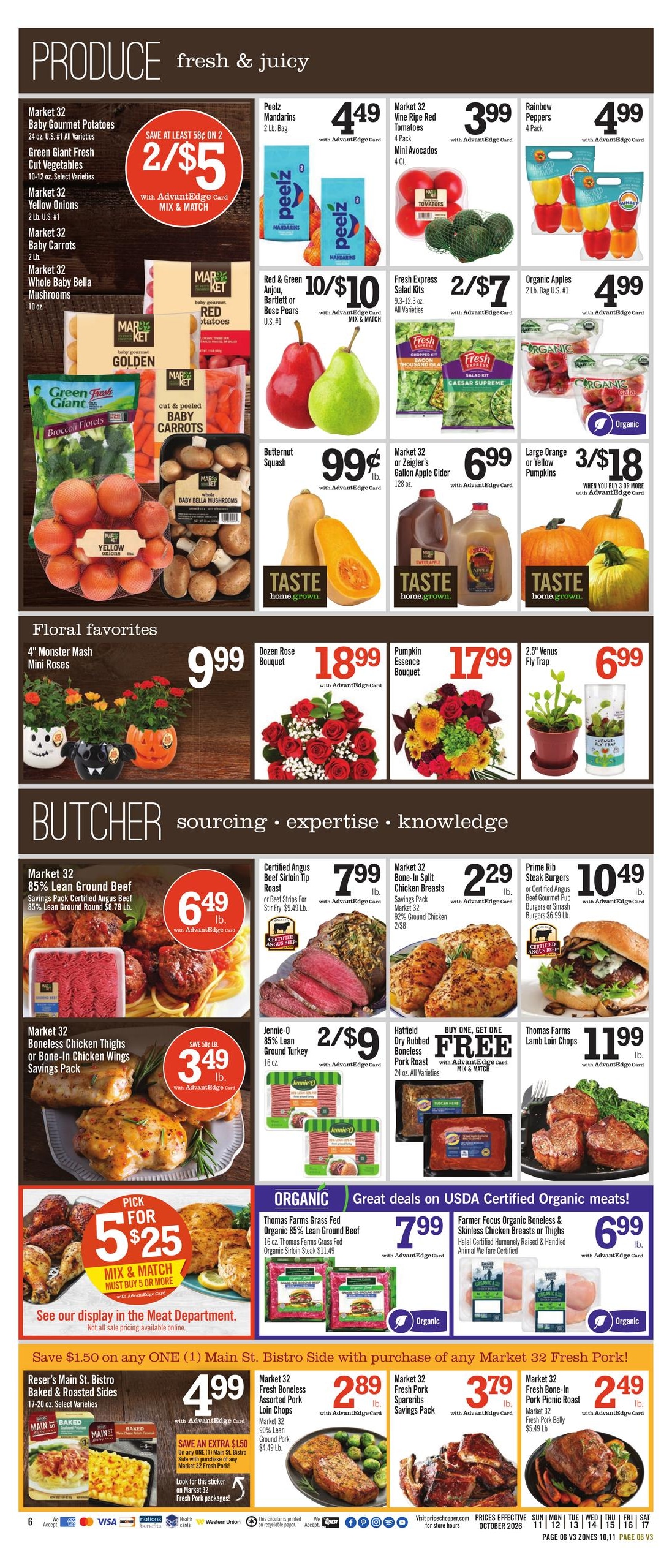 Price Chopper (Athol Area, MA) Weekly Ad October 11 - 17, 2026