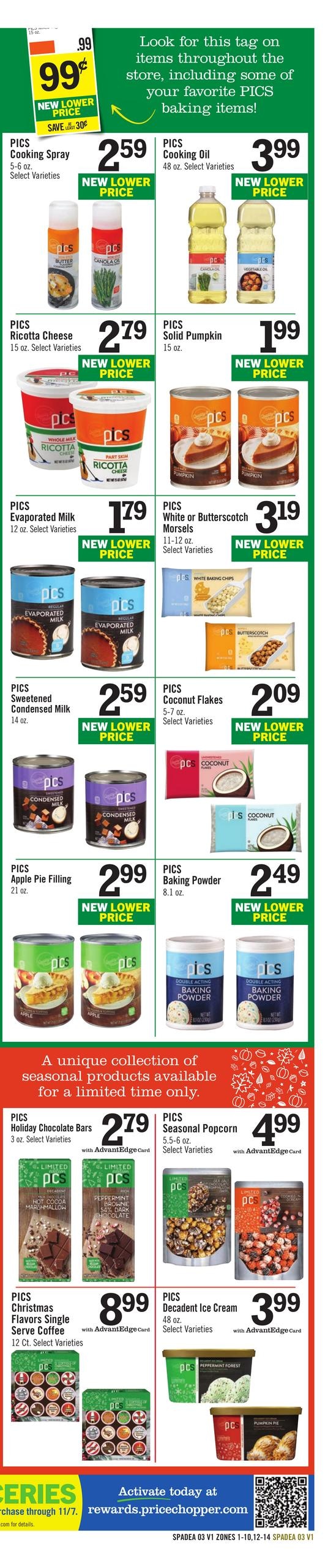 Price Chopper (Chateaugay Area, NY) Weekly Ad October 11 - 17, 2026