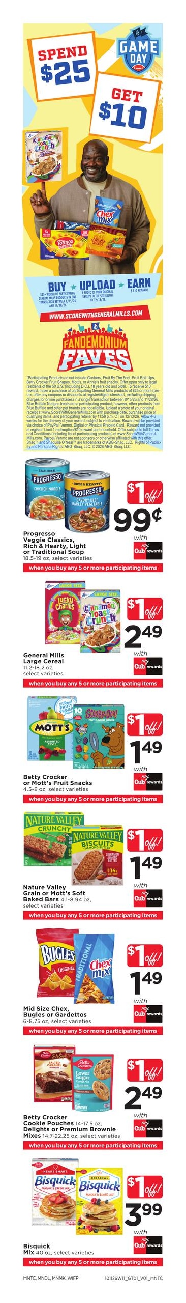 Cub Foods (Bock Area, MN) Weekly Savings Weekly Ad October 11 - 17, 2026