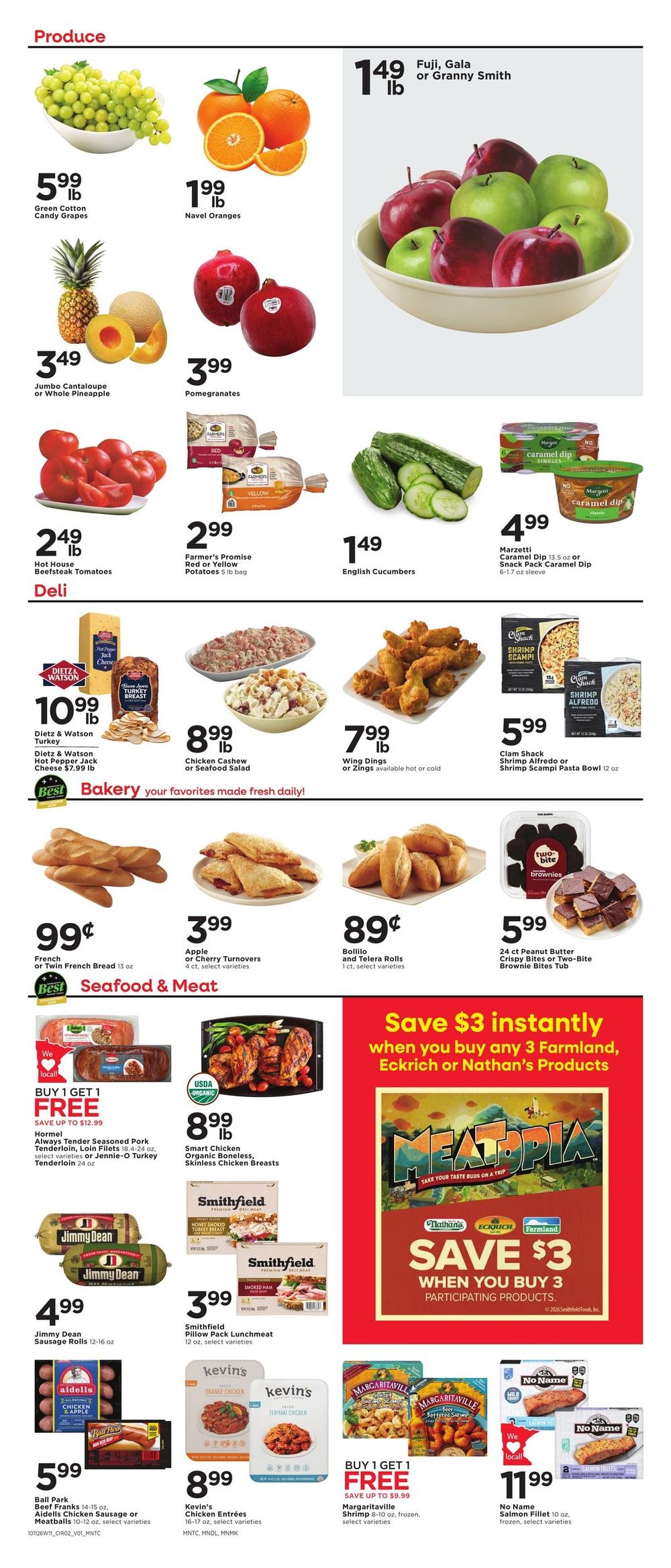 Cub Foods (Bock Area, MN) Weekly Savings Weekly Ad October 11 - 17, 2026