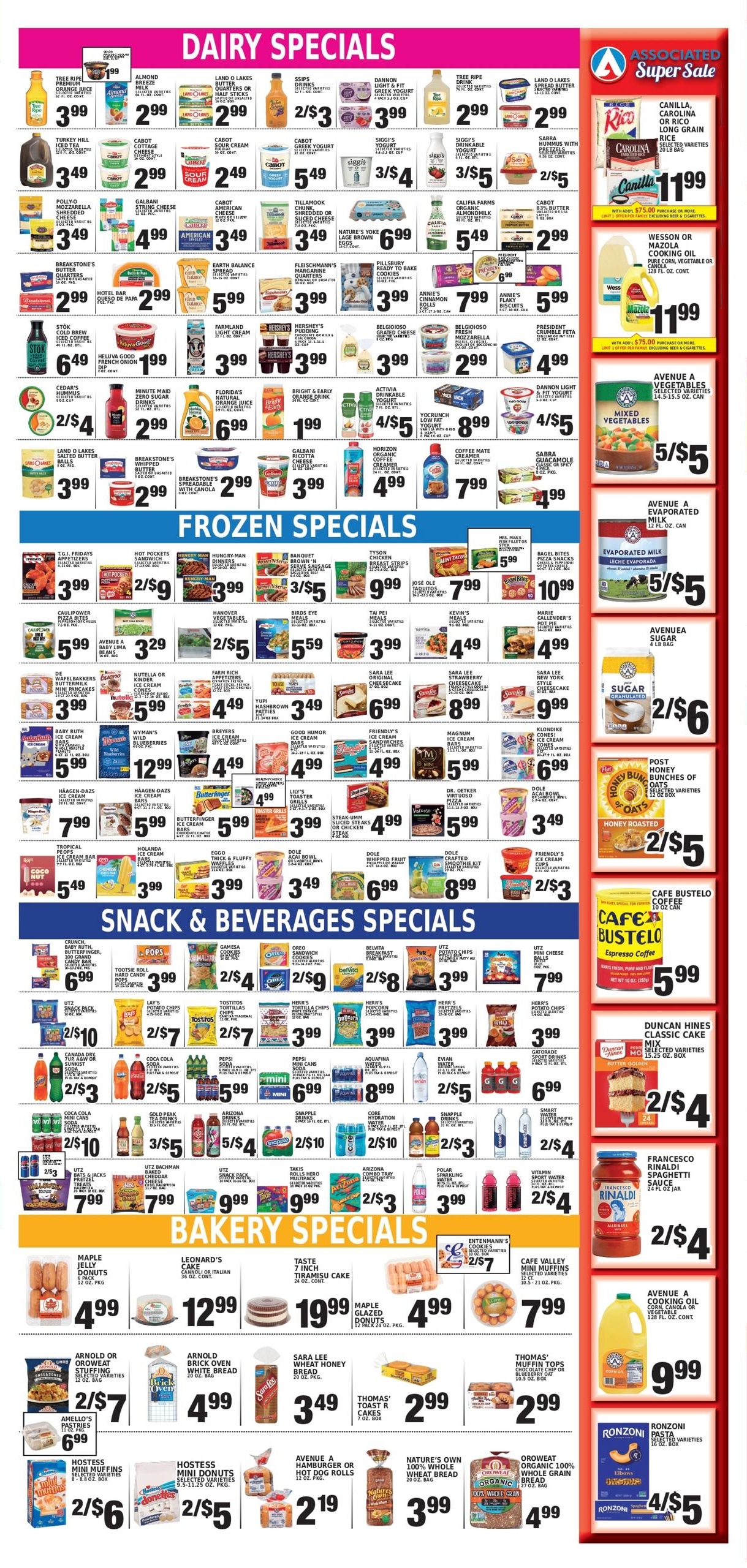 Associated Supermarkets (Elizabeth-Newark Area, NJ) Weekly Ad October 9 - 15, 2026