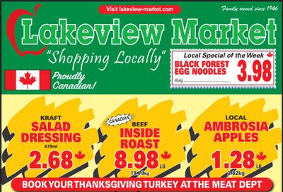 Lakeview Market Flyer October 10 to 16