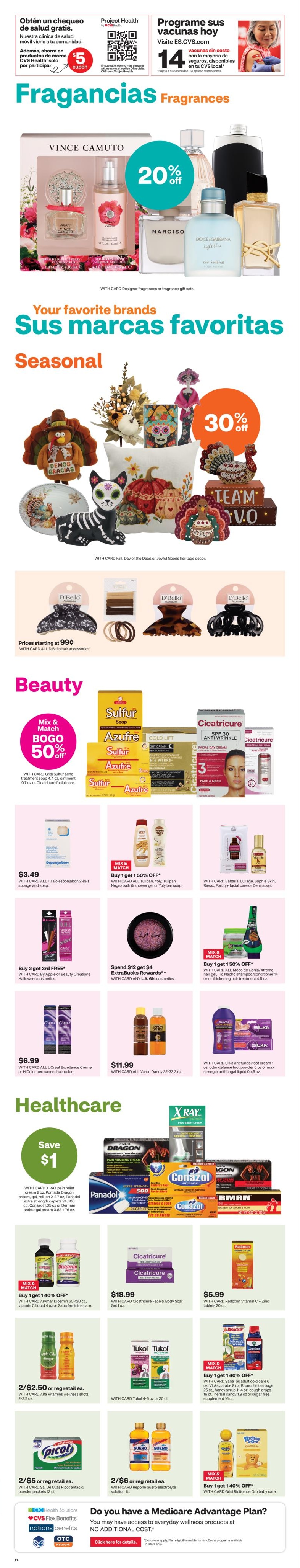 CVS Pharmacy (Apollo Beach Area, FL) y más Weekly Ad October 11 - 24, 2026