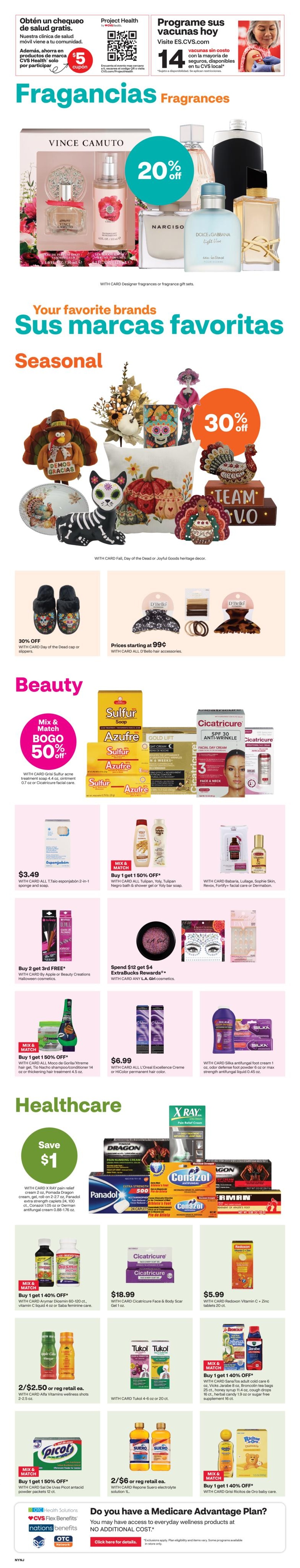 CVS Pharmacy (Bridgeport Area, CT) y más Weekly Ad October 11 - 24, 2026