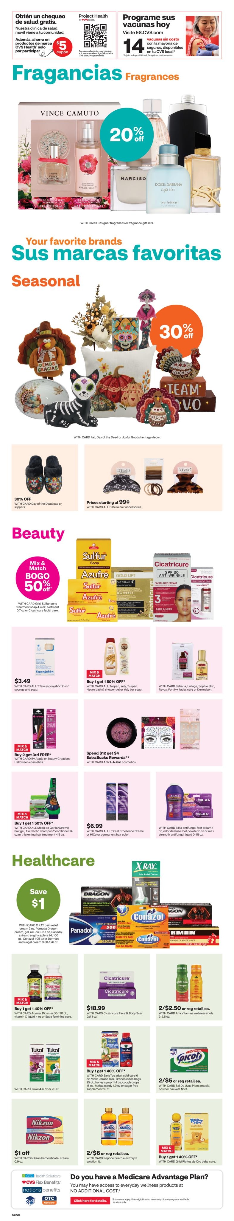 CVS Pharmacy (Edmond Area, OK) y más Weekly Ad October 11 - 24, 2026