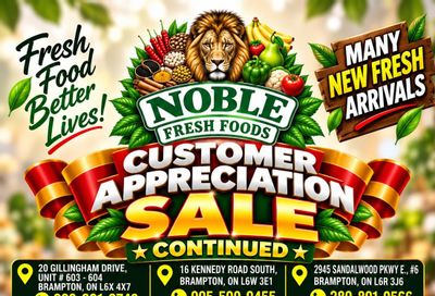 Noble Fresh Foods Flyer October 8 to 14