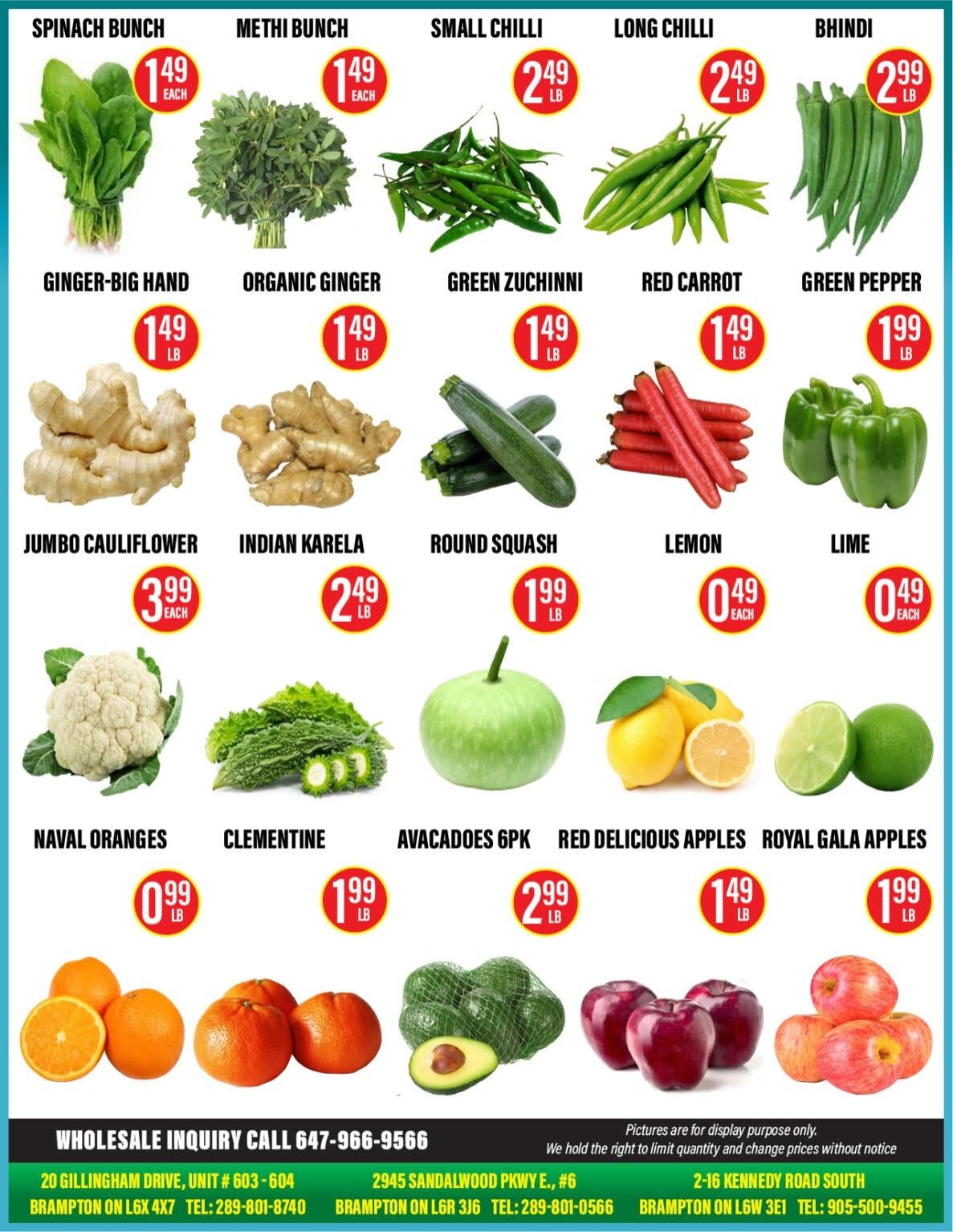 Noble Fresh Foods Flyer October 8 to 14