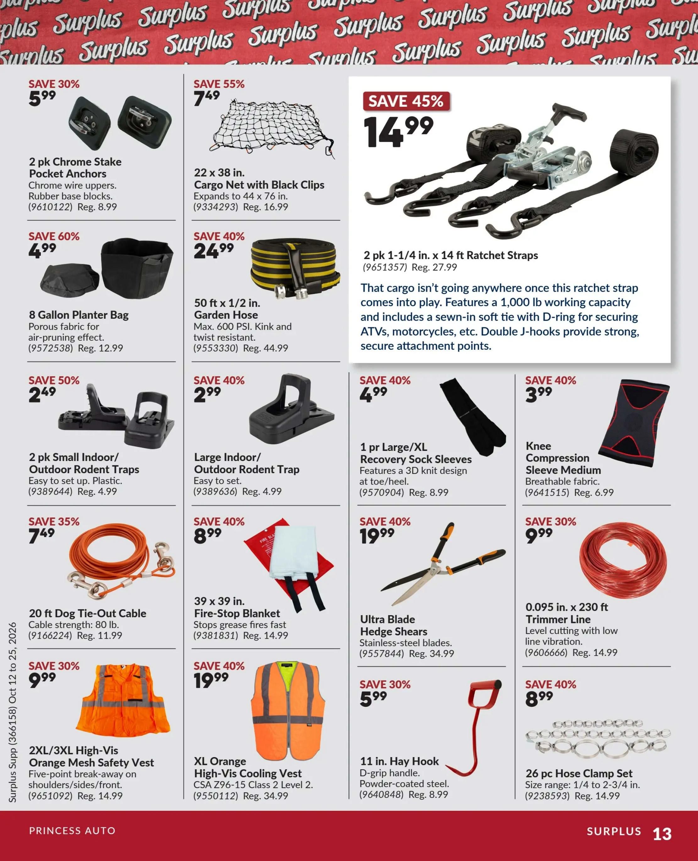 Princess Auto Flyer October 12 to 25