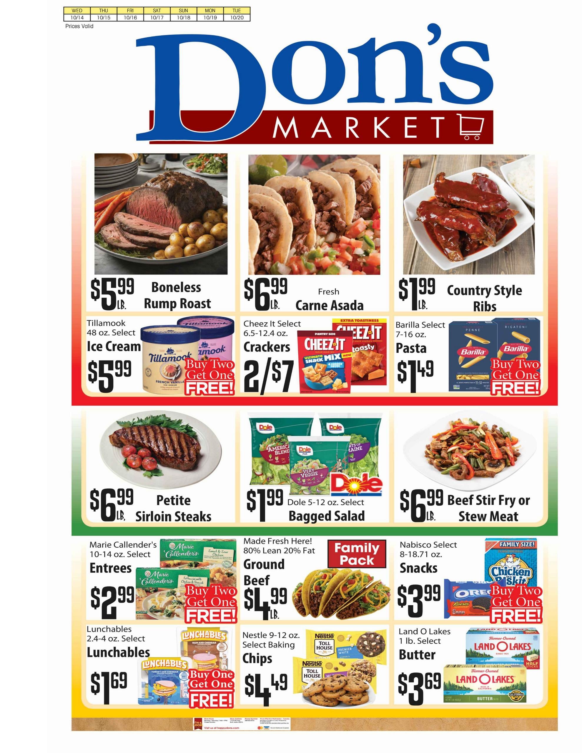 Don's Market Weekly Ad October 14 - 20, 2026