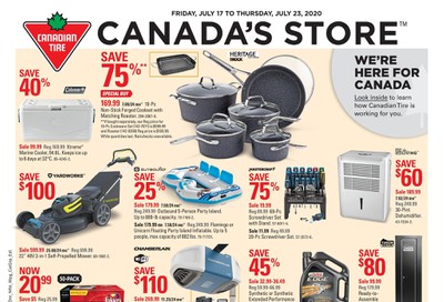 Canadian Tire (West) Flyer July 17 to 23