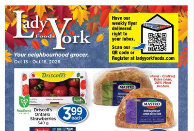 Lady York Foods Flyer October 13 to 18