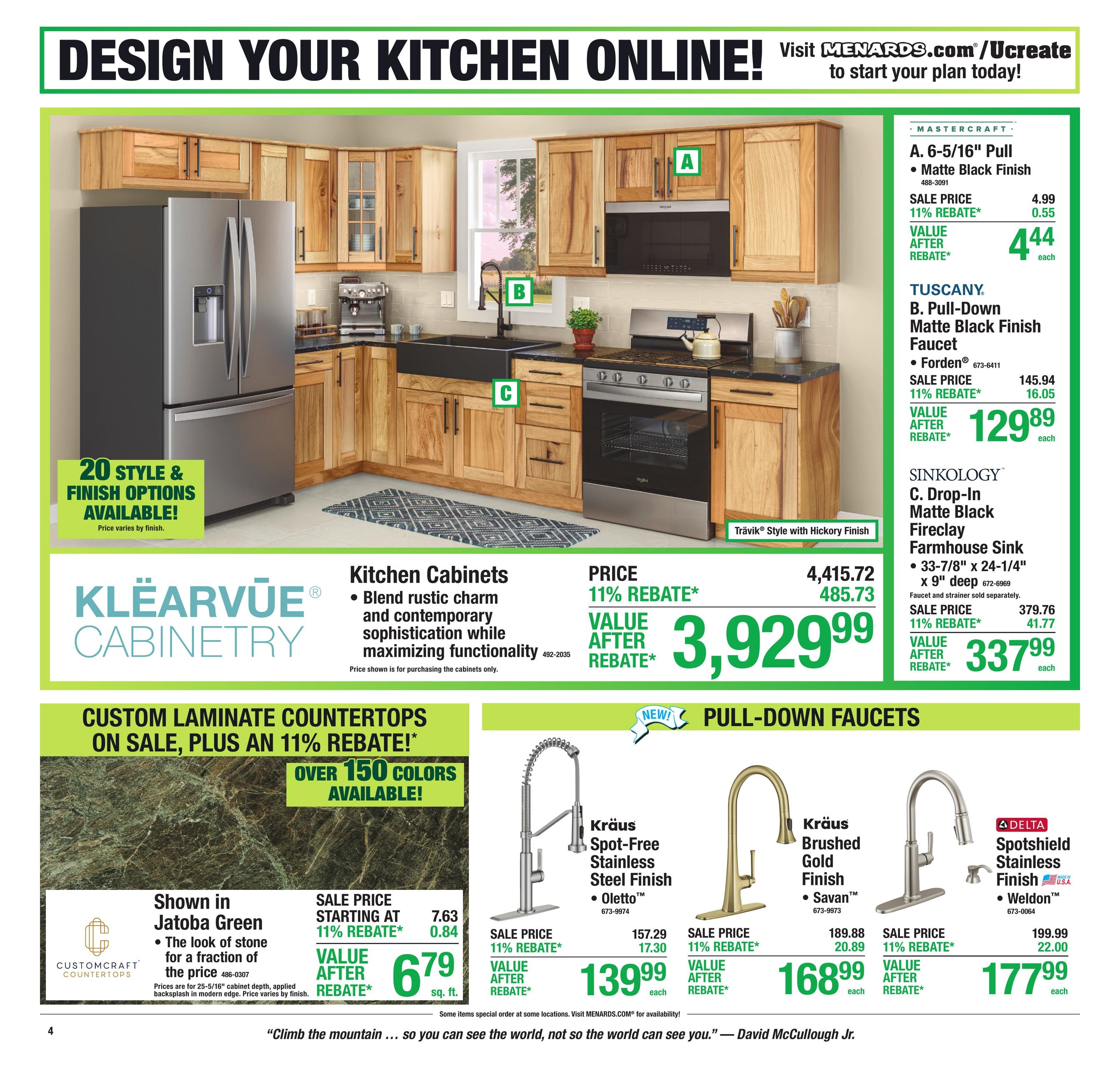 Menards (Hemlock Area, MI) 11% Rebate Sale Weekly Ad October 7 - 18, 2026
