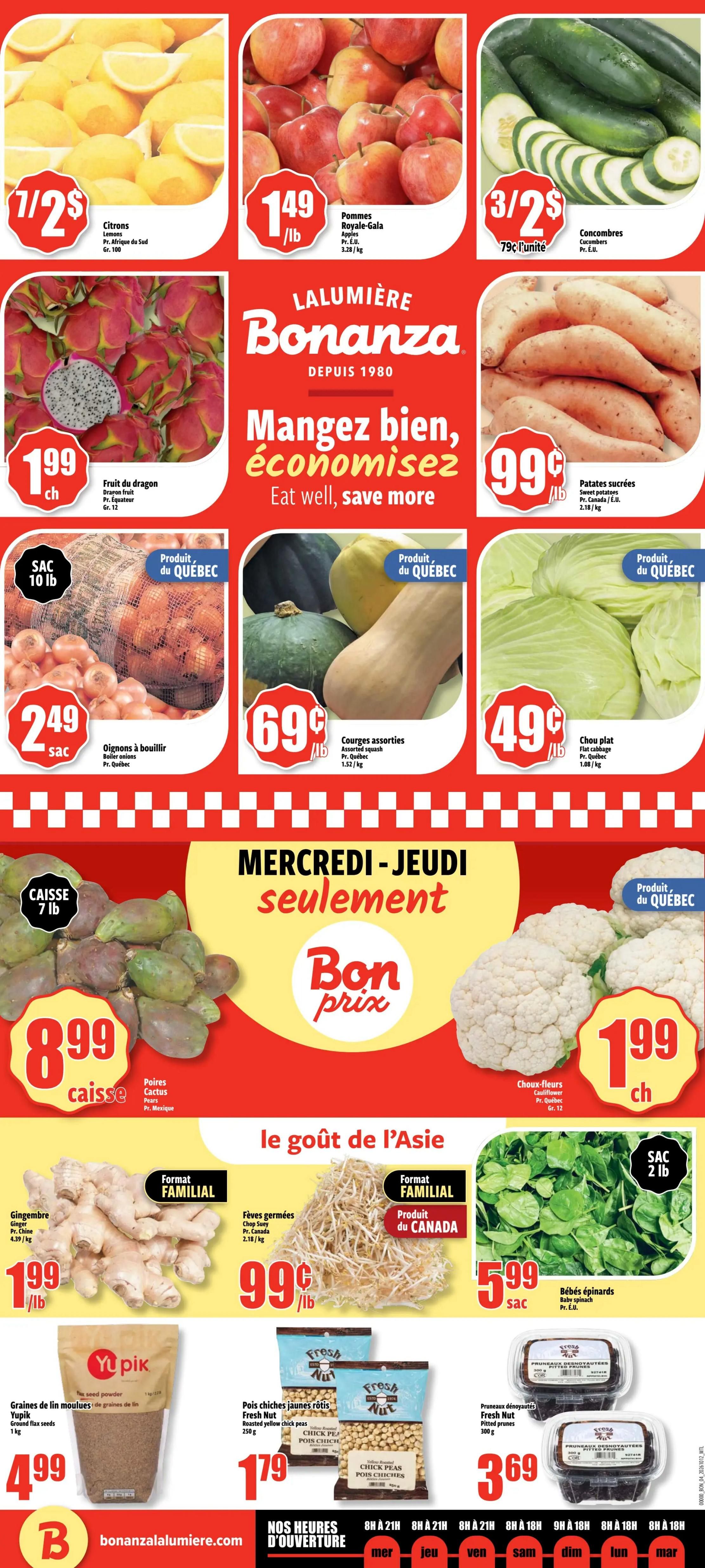 Bonanza Flyer October 14 to 20