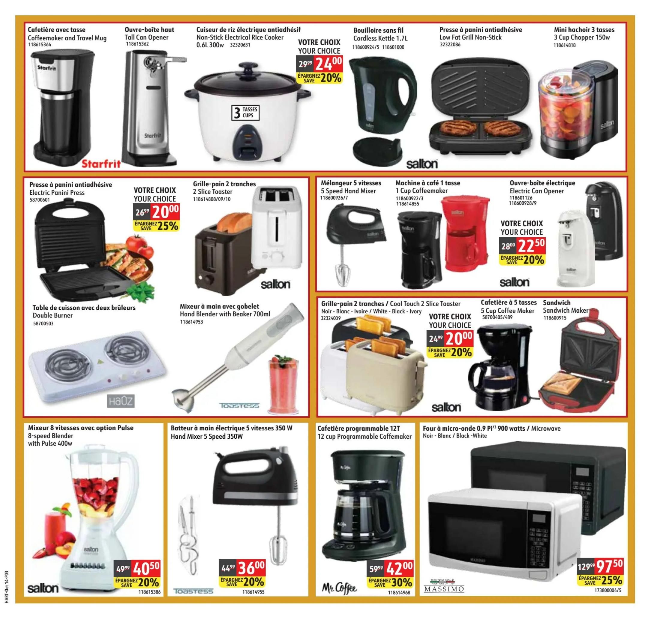 Hart Stores Flyer October 14 to 27