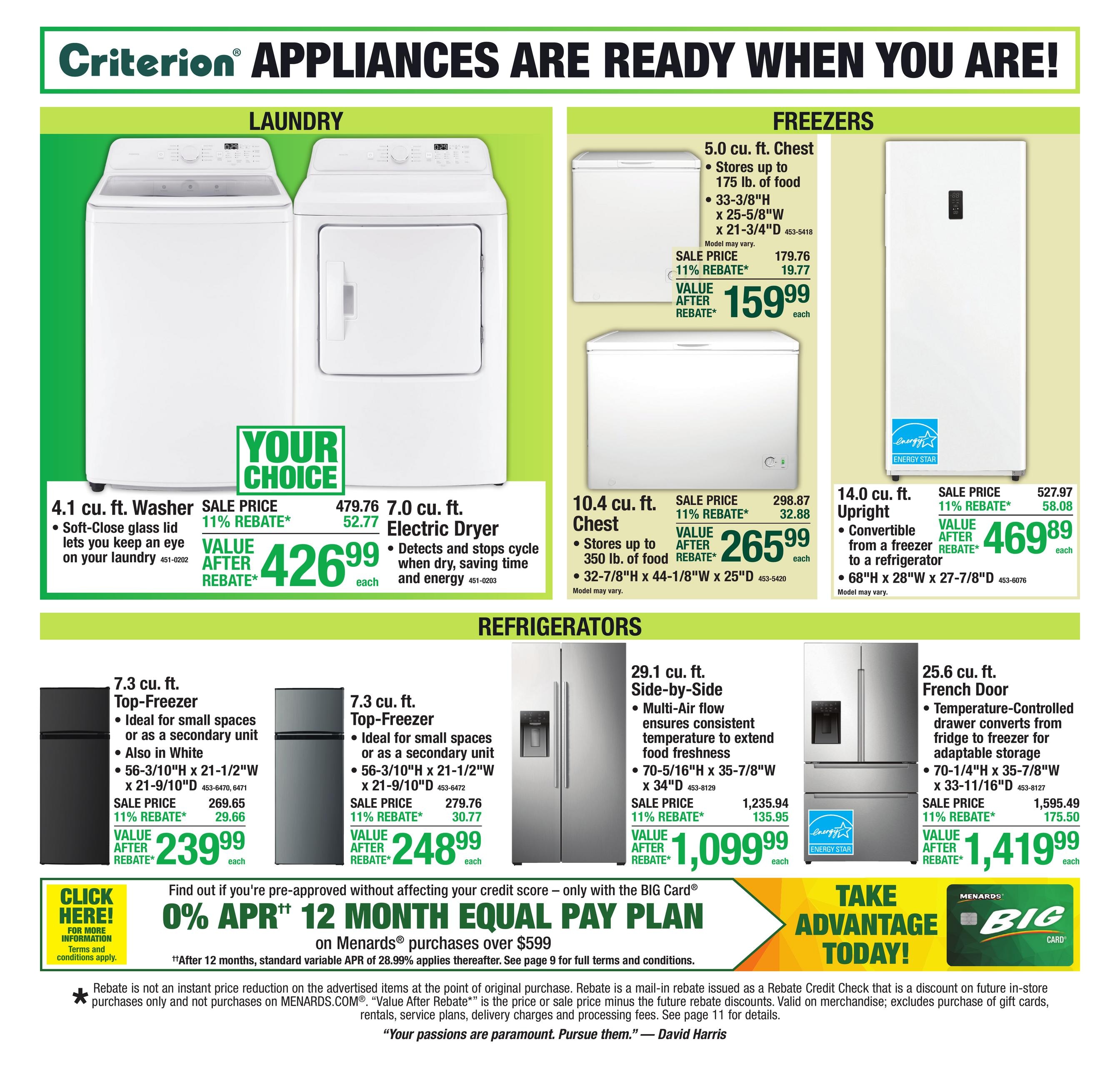 Menards (Princeton-Tiskilwa Area, IL) 11% Rebate Sale Weekly Ad October 7 - 18, 2026