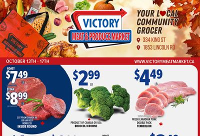 Victory Meat Market Flyer October 13 to 17