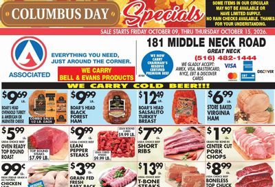 Associated Supermarkets (Glenwood Landing-Greenvale Area, NY) Weekly Ad October 9 - 15, 2026