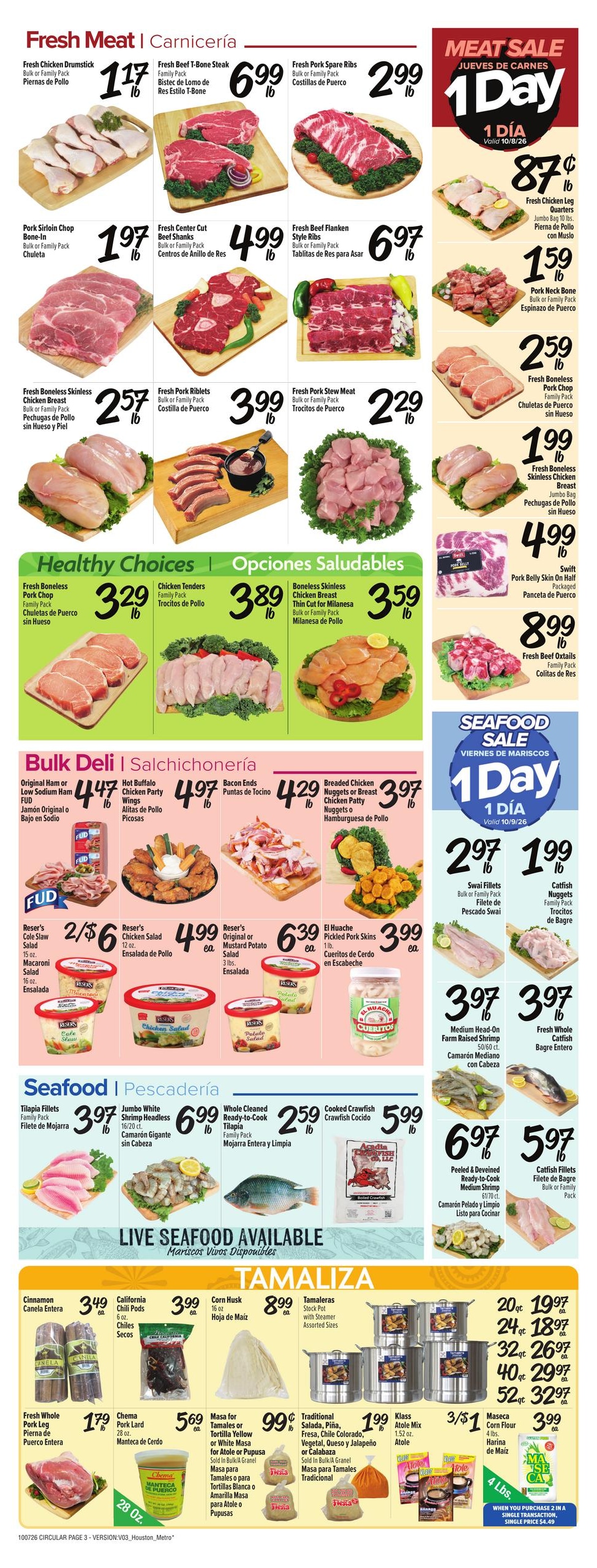 Fiesta Mart (Missouri City Area, TX) Weekly Ad October 7 - 13, 2026