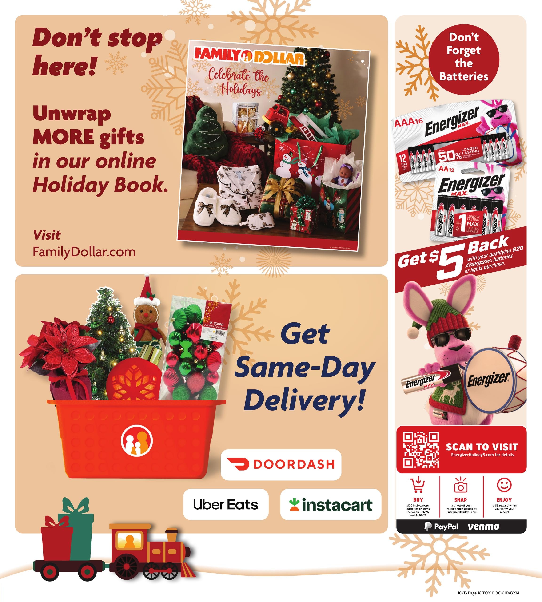 Family Dollar Toy Book Weekly Ad October 13 - December 25, 2026