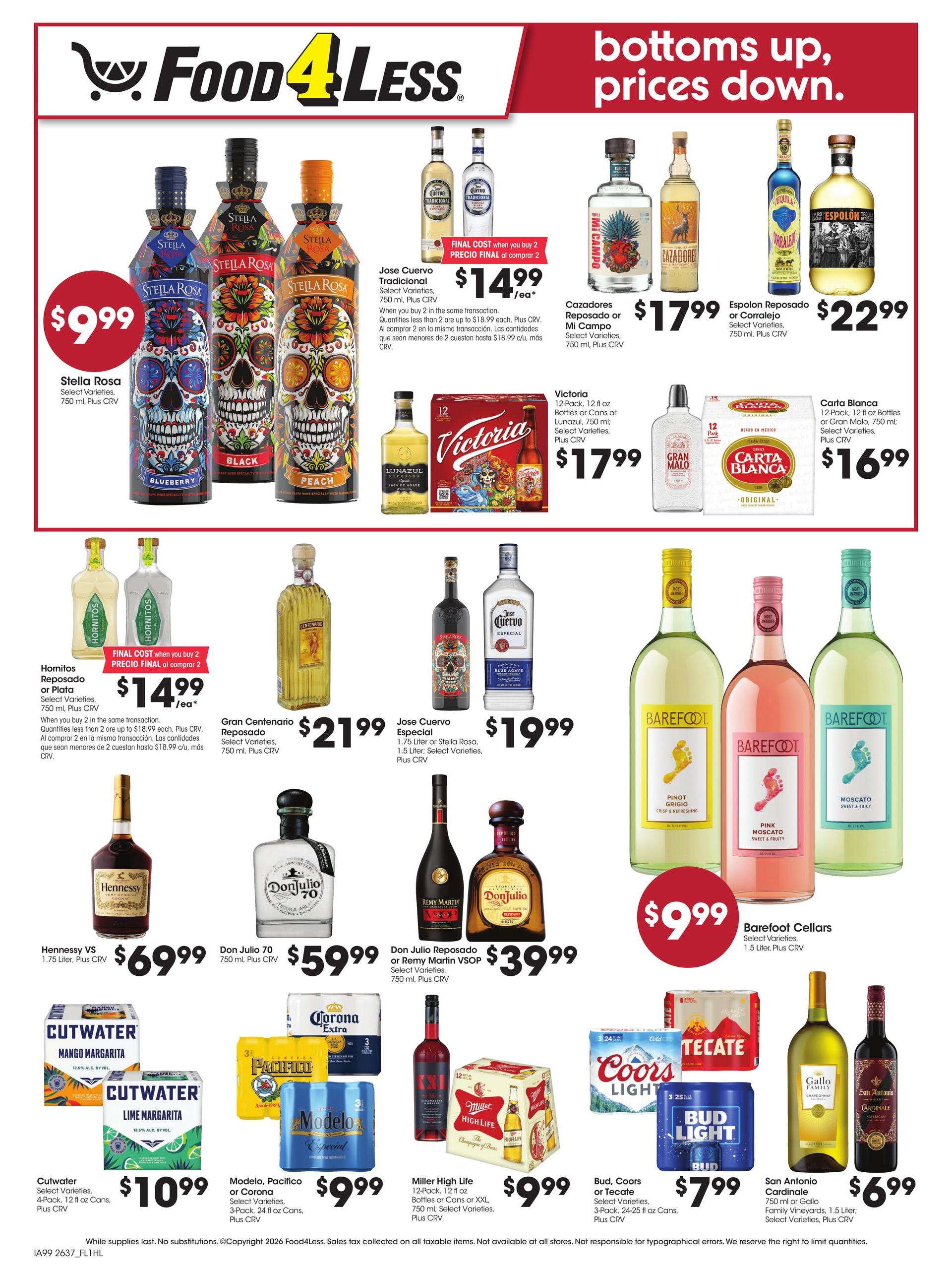 Food 4 Less (Alhambra Area, CA) California Weekly Ad October 14 - 20, 2026