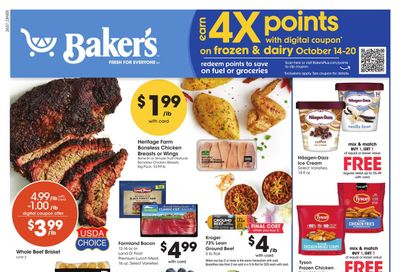 Baker's (Council Bluffs Area, IA) Weekly Ad October 14 - 20, 2026