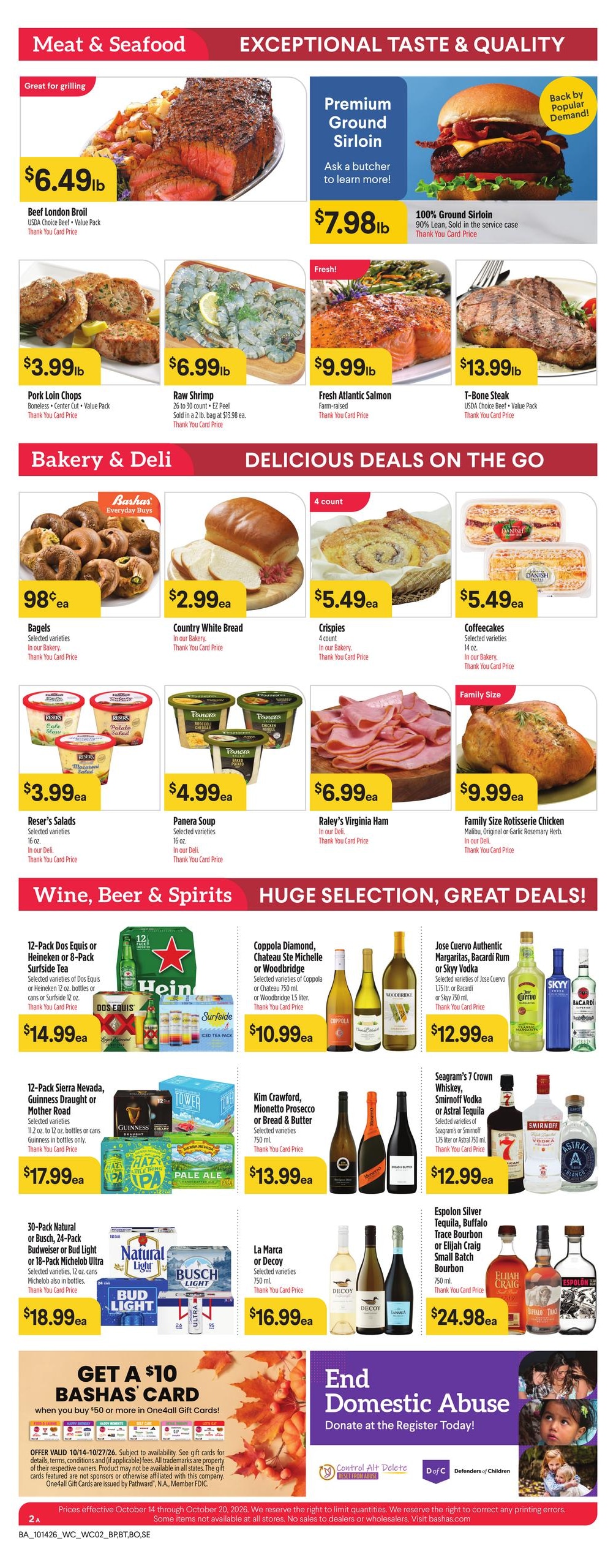 Bashas' (Apache Junction Area, AZ) Next Week’s Weekly Ad October 14 - 20, 2026