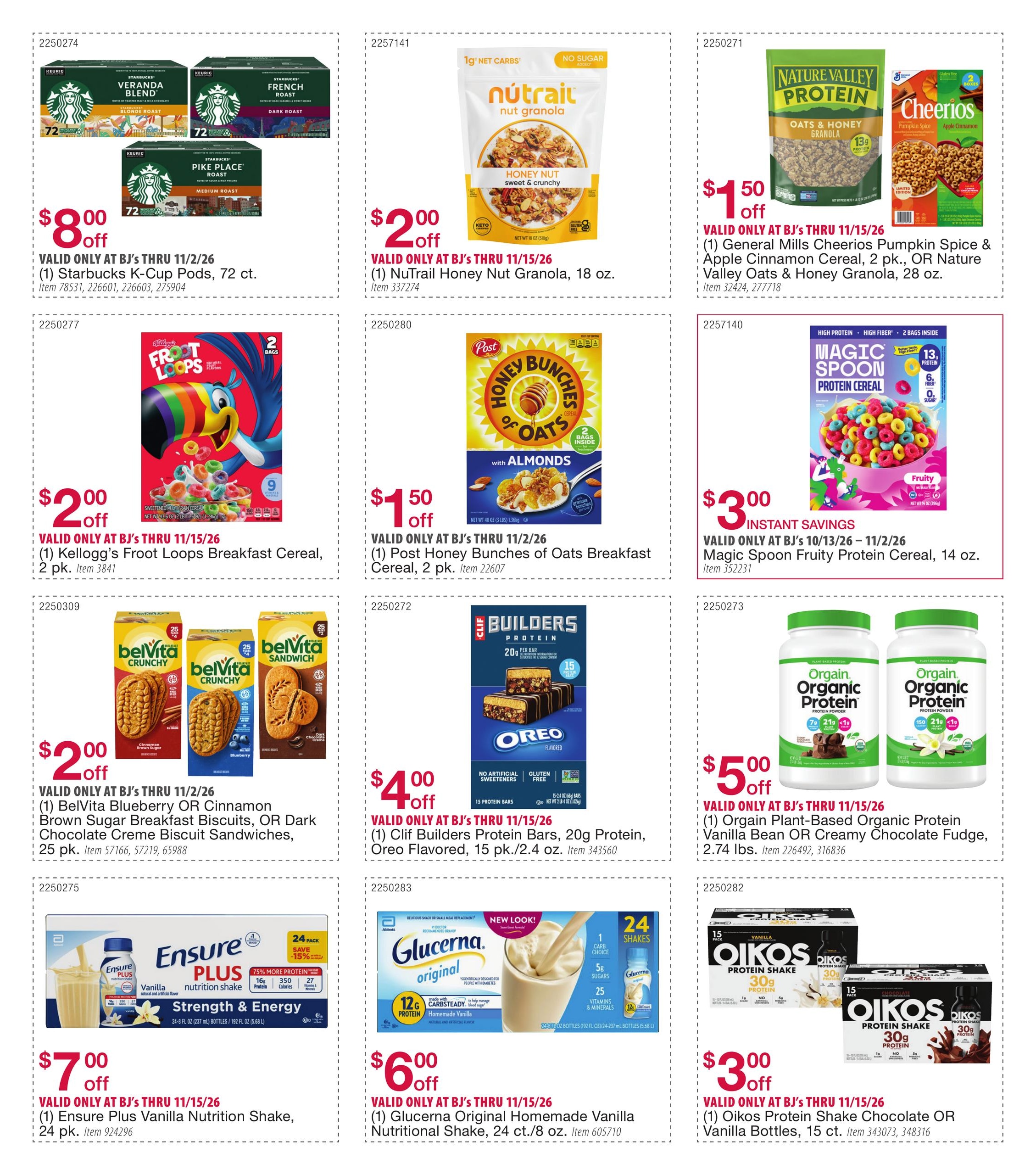 BJ's Wholesale Club Smart Saver Weekly Ad October 13 - November 15, 2026