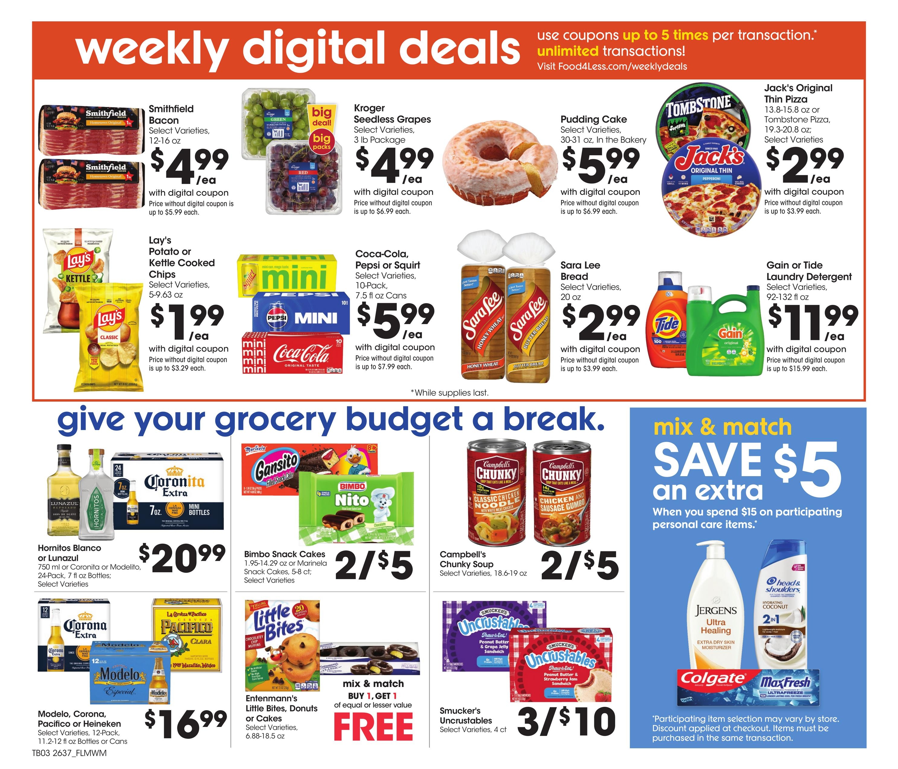 Food 4 Less (Aurora Area, IL) Chicago Weekly Ad October 14 - 20, 2026