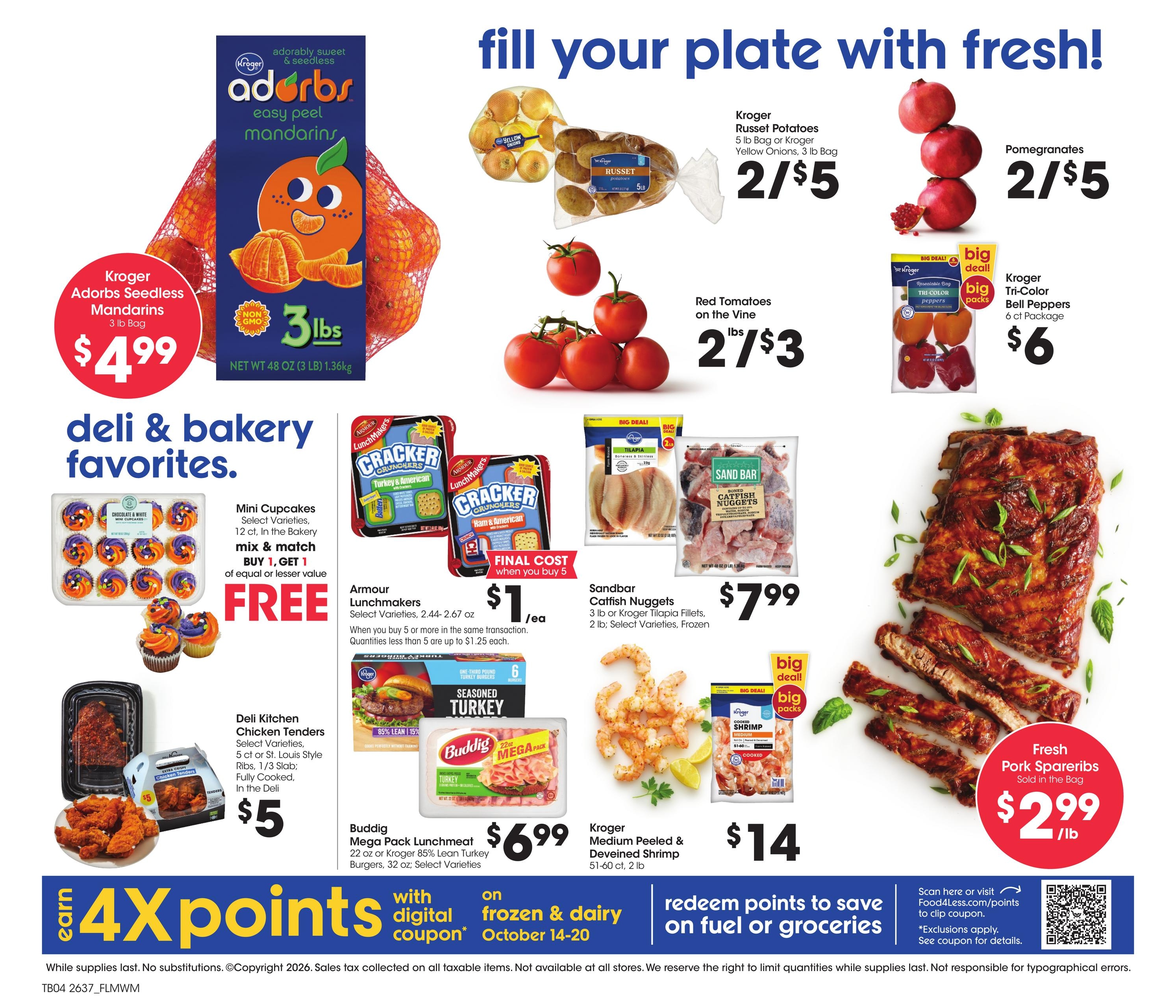 Food 4 Less (Aurora Area, IL) Chicago Weekly Ad October 14 - 20, 2026
