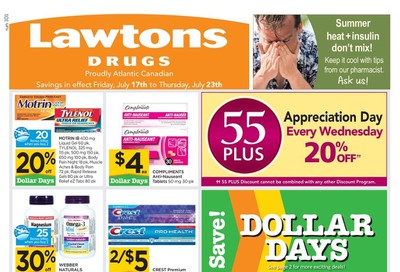 Lawtons Drugs Flyer July 17 to 23