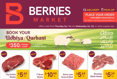 Berries Market Flyer July 16 to 22