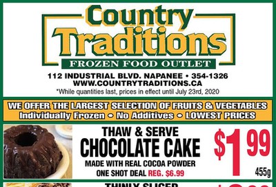 Country Traditions Flyer July 16 to 23