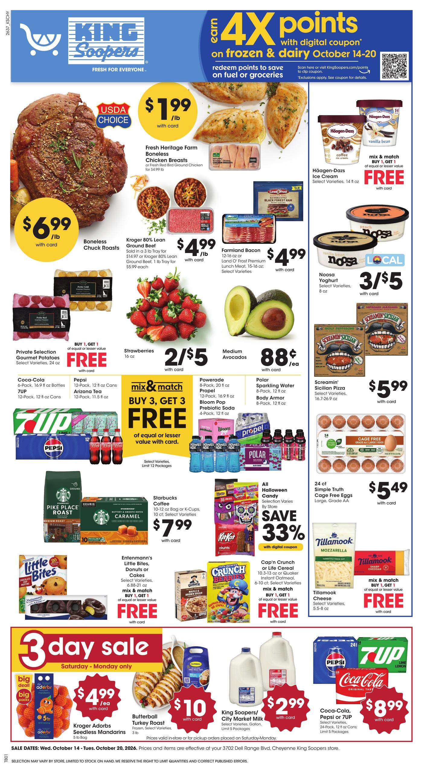 King Soopers (Cheyenne Area, WY) Weekly Ad October 14 - 20, 2026